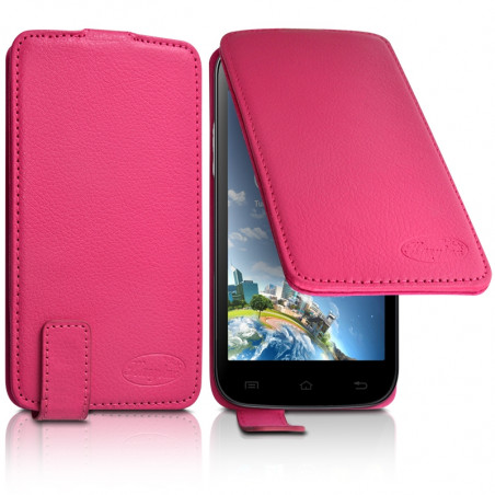 Housse Etui Clapet Couleur rose fushia Universel M pour Motorola Moto G5s