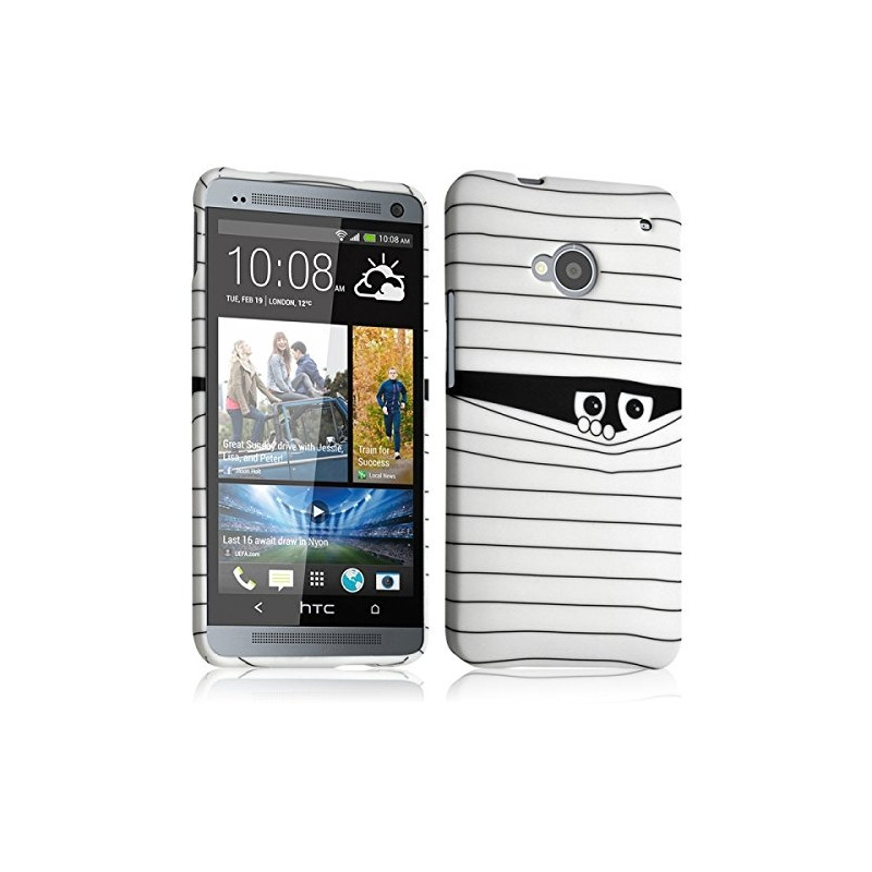 Coque Semi Rigide pour HTC One M7 avec motif SC04 + Film de Protection