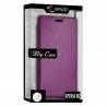 Housse Etui à rabat et porte-carte pour Sony Xperia M2 couleur Violet + Film