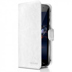 Etui Universel L Porte-Carte Couleur Blanc pour HTC Desire 650 