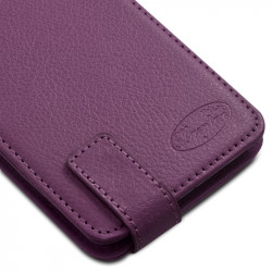 Housse Etui Clapet Couleur Violet Universel M pour HTC Desire 650
