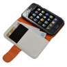 Housse coque étui portefeuille pour Samsung Galaxy S i9000 avec motif HF12