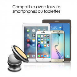 Support Magnétique Universel Auto pour Smartphone Apple, Samsung, Sony