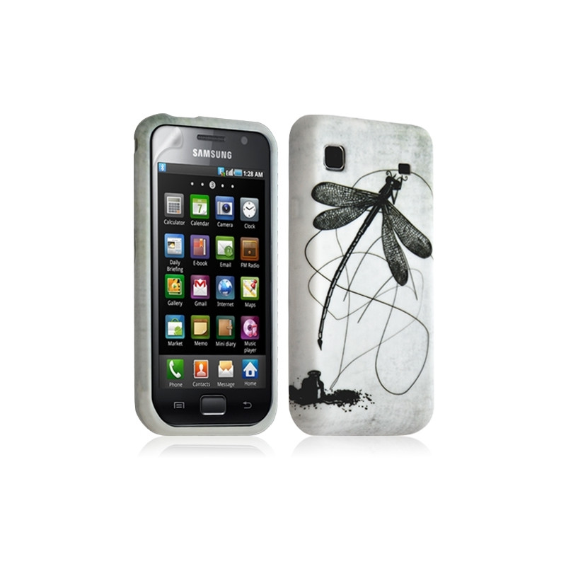 Housse étui coque en gel pour Samsung Galaxy S i9000 avec motif LM01
