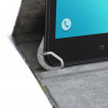 Etui Universel Attaches Support Couleur Noir pour Tablette 10.1"