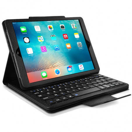 Etui avec Clavier Français Azerty Bluetooth pour Apple iPad Pro 9.7 Pouces