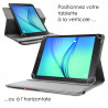 Etui Universel Attaches Support Couleur Noir pour Tablette 10.1"