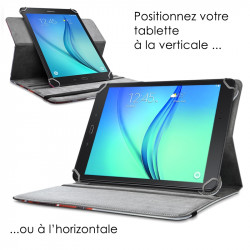 Etui Support Universel L Motif HF05 pour Tablette Samsung Galaxy Tab A6 T580 10"