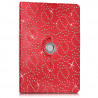 Etui Support Universel L Diamant Rouge pour Tablette Archos 101 Oxygen 10.1"