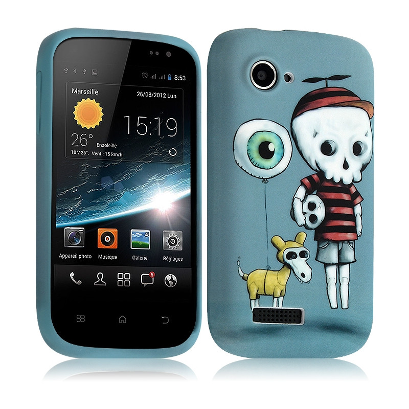 Housse Coque Gel pour Wiko Cink Slim avec motif KJ20