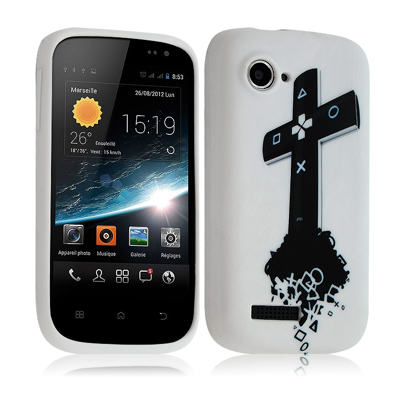 Housse Coque Gel pour Wiko Cink Slim avec motif KJ21