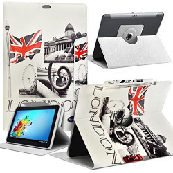 Housse Etui Motif MV11 Universel L pour Tablette Polaroid Infinite+ 10,1"