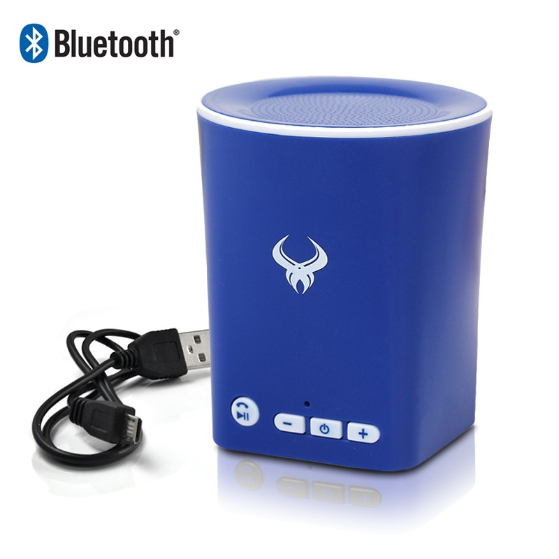 Mini Enceinte Connexion Bluetooth Bleu pour Smartphones Android, IOS iPhone