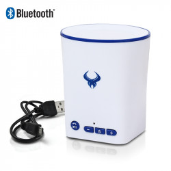 Mini Enceinte Connexion Bluetooth Bleu pour Smartphones Android, IOS iPhone