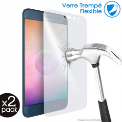 Verre Fléxible Dureté 9H pour Smartphone ZTE Blade L5 Plus (Pack x2)