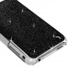 Housse Etui Coque Rigide pour Apple iPhone 3G/3GS Style Paillette Couleur Noir