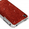 Coque Rigide pour Apple iPhone 3G/3GS Style Paillette Couleur Rouge