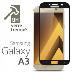 Protection Écran Vitre en Verre Trempé 3D Incurvé pour Samsung Galaxy A3