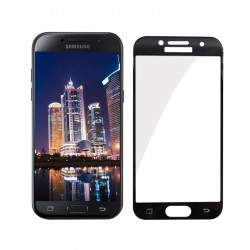 Protection Écran Vitre en Verre Trempé Bords Noir pour Samsung Galaxy A3