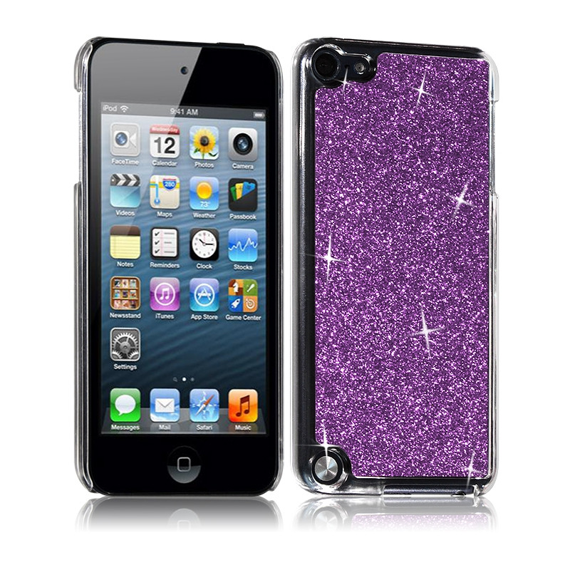 Coque Rigide pour Apple iPod Touch 5  Style Paillette Couleur Violet
