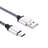 Chargeur Voiture Allume-Cigare Câble USB Type C Gris pour OnePlus 6