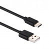 Chargeur Voiture Allume-Cigare Câble USB Type C Noir pour ZTE Axon 7