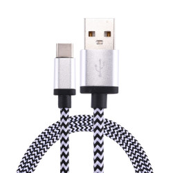 Chargeur Voiture Allume-Cigare Câble USB Type C Gris pour Sony Xperia XZ