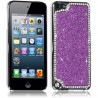 Housse Etui Coque Rigide pour Apple iPod Touch 5 Style Paillette aux Diamants Couleur Violet