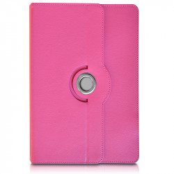 Etui Universel Attaches Support Couleur Rose pour Tablette 10.1"