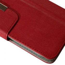 Housse Etui Universel pour Polaroid PTAB7XC (7") Couleur Rouge