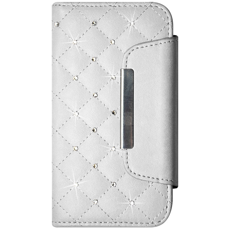 Housse Coque Etui Portefeuille Style Diamant Universel S couleur pour Nokia Lumia 630