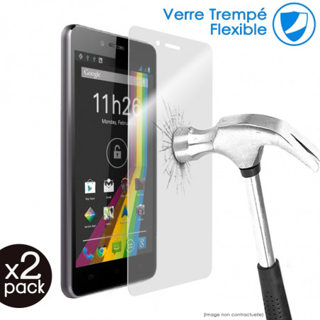 Verre Fléxible Dureté 9H pour Smartphone Blackview A7 Pro (Pack x2)