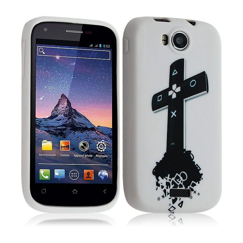 Housse Coque Gel pour Wiko Cink Peax avec motif KJ21