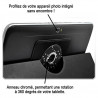 Housse Etui Diamant Universel M Noir pour Huawei MediaPad M3