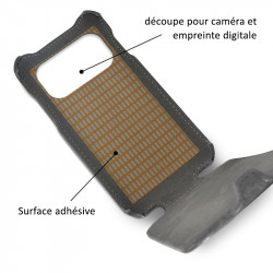 Etui à Clapet pour Smartphone Altice Staraddict 6 Couleur Noir (Ref.9-A)