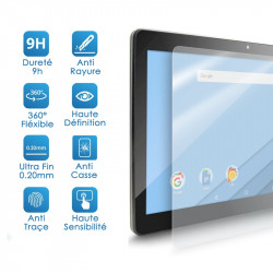 Protection en Verre Fléxible pour Tablette Logicom L-ement Tab 1048 10.1 pouces