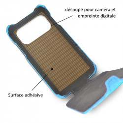 Etui à Clapet pour Smartphone Danew Konnect 510 Couleur Noir (Ref.9-A)