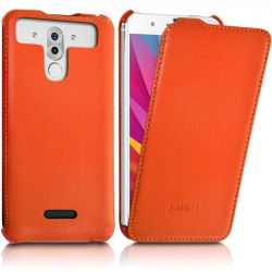 Etui à Clapet pour Smartphone Alcatel A5 Couleur Orange (Ref.10-A)