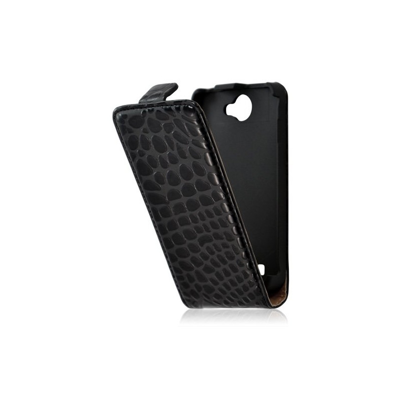 Housse étui coque style crocodile pour Galaxy W i8150