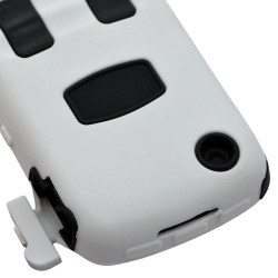 Housse étui coque pour Blackberry Curve 8520 couleur blanc + Film de protection