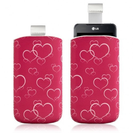 Housse coque étui pochette pour LG Optimus 2X avec motif