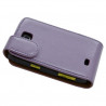 Housse coque étui pour Samsung galaxy mini s5570 couleur violet clair + film protecteur