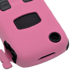 Housse étui coque pour Blackberry Curve 8520 couleur rose + Film de protection