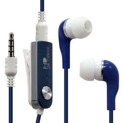 Kit piéton main libre couleur bleu pour Apple : iPhone / iPhone 3G / iPhone 3GS / iPhone 4 / iPhone 4S / iPod Nano 1G / iPod Na