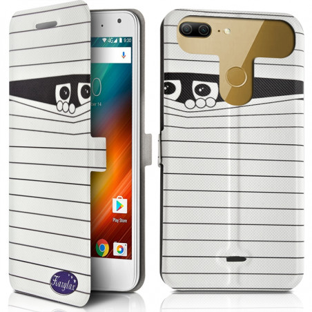 Etui de Protection Motif SC04 (Ref.3-C) pour Smartphone Logicom ID Bot 53+