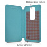 Etui à Rabat Couleur Bleu Turquoise (Ref.5-A) pour Smartphone Orange Rise 51