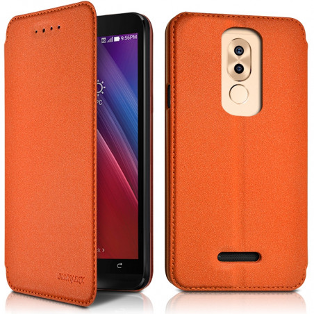 Etui à Rabat Couleur Orange (Ref.5-A) pour Smartphone Orange Rise 51