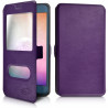 Etui de Protection double S-View Universel M Violet pour Archos Junior Phone