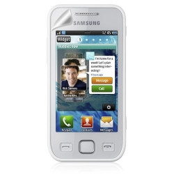 Housse coque étui pour Samsung Wave 575 S5750 avec motif + film de protection