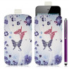 Housse coque étui pochette pour Apple Ipod Touch 4G avec motif HF06 + Stylet luxe